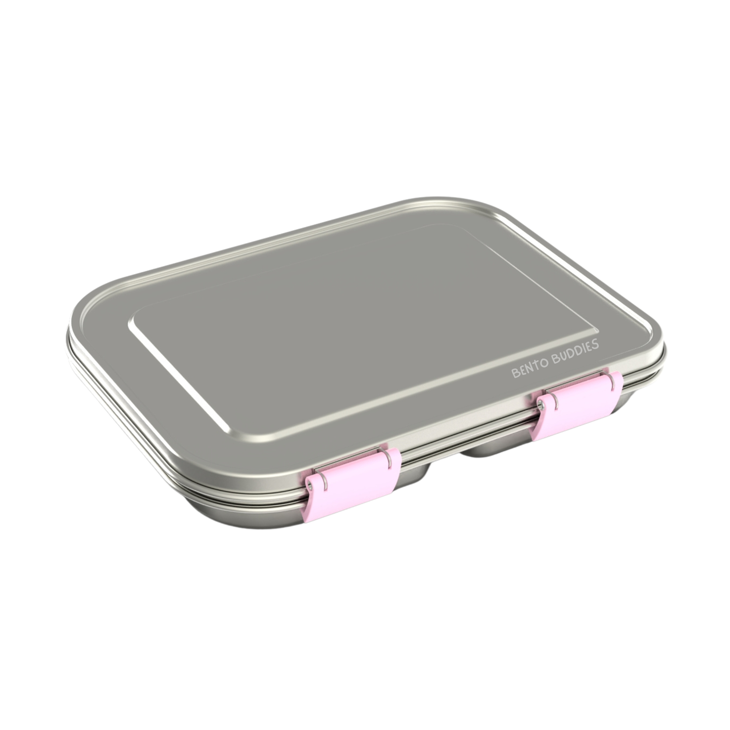 Bento Box - Three Part - Pink Pickle