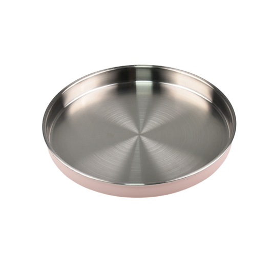 Everyday Stainless-Steel Plate - Dusty Rose