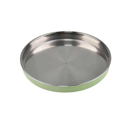 Everyday Stainless-Steel Plate - Sage Green
