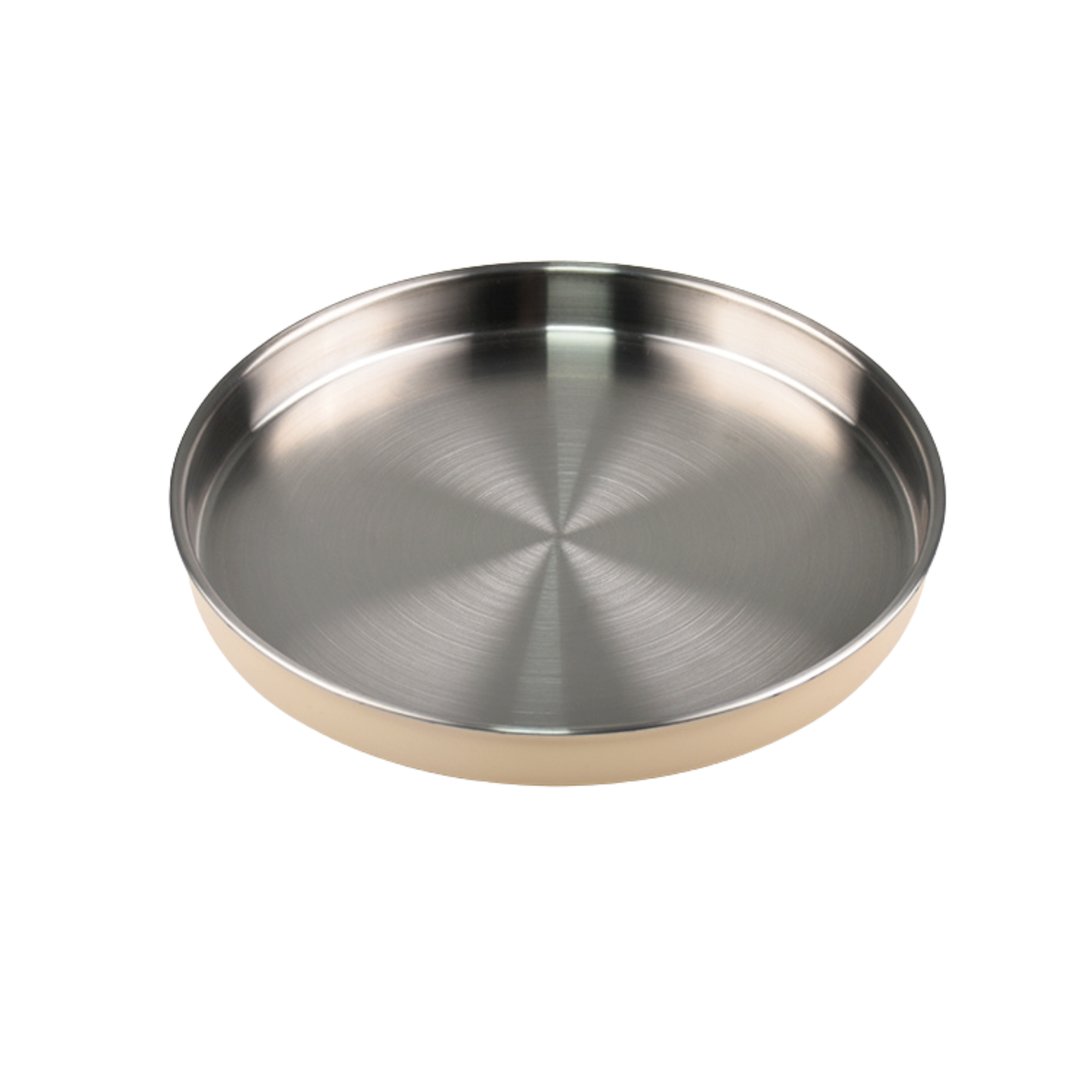 Everyday Stainless-Steel Plate - Caramel