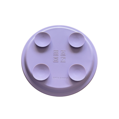 Everyday Stainless-Steel Portion Plate - Lilac