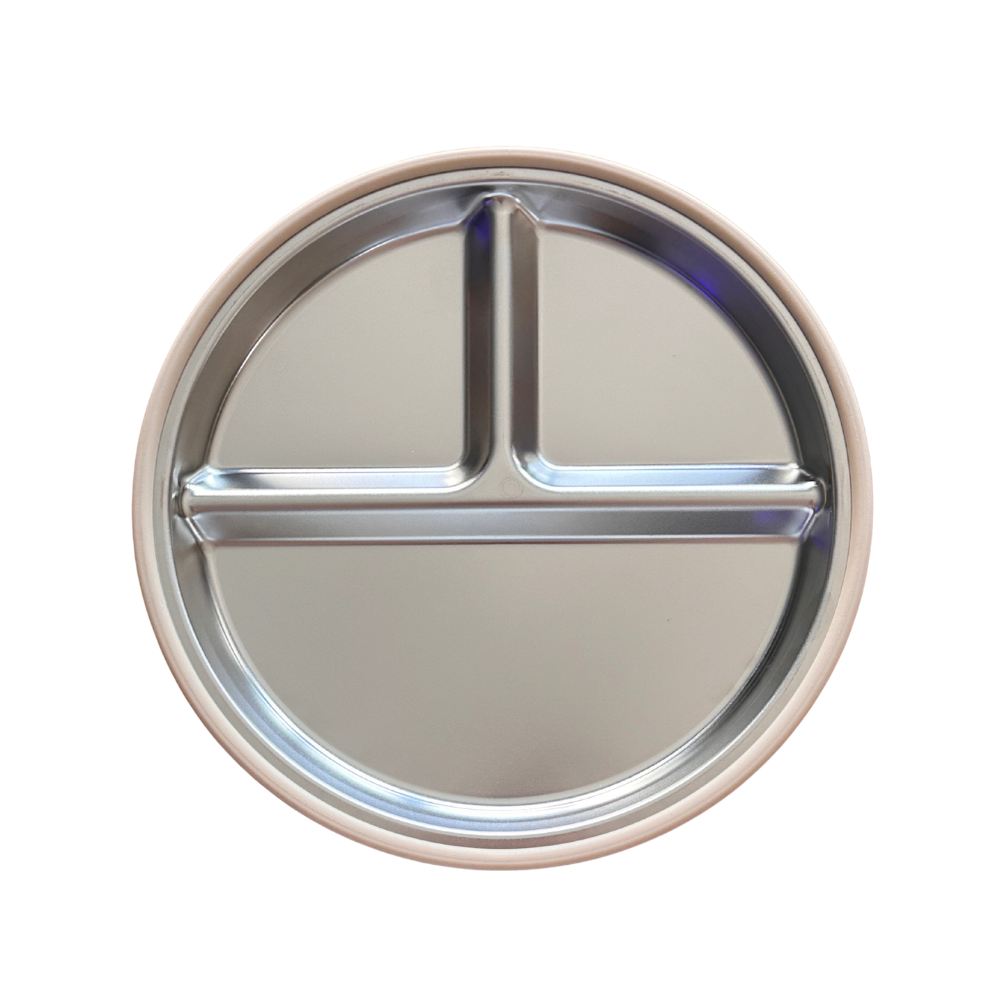 Everyday Stainless Steel Portion Plate - Caramel