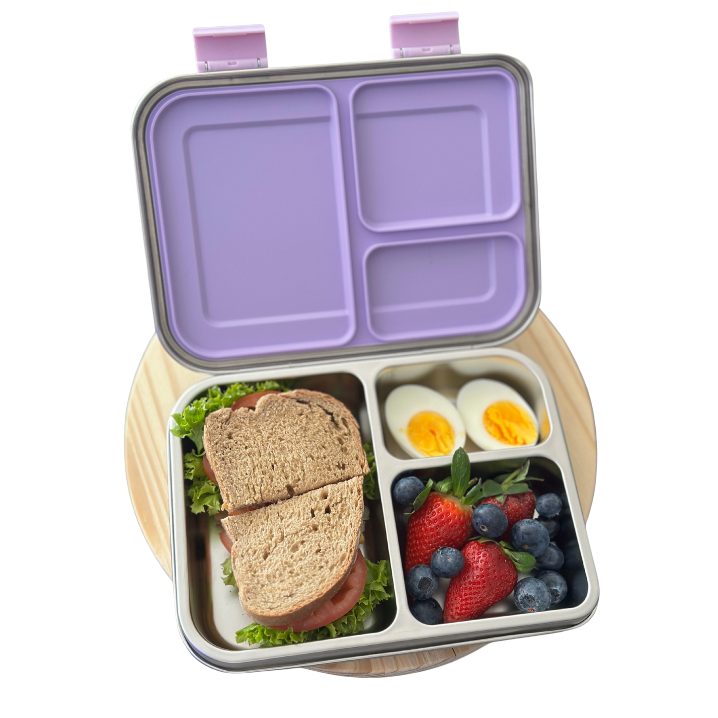 Bento Box - Three Part - Giggly Grape