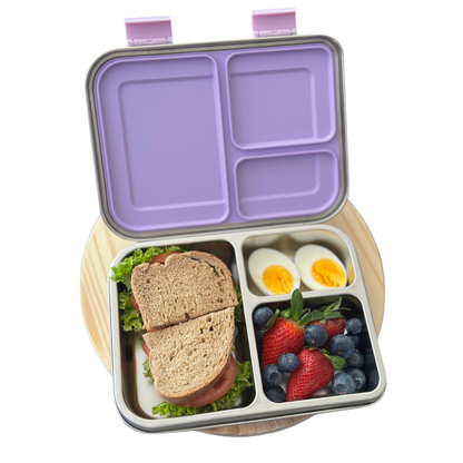 Bento Box - Three Part - Giggly Grape